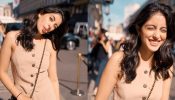Navya Nanda calls it 'chic n sunkissed' in classic beige midi dress, checkout photos 860015