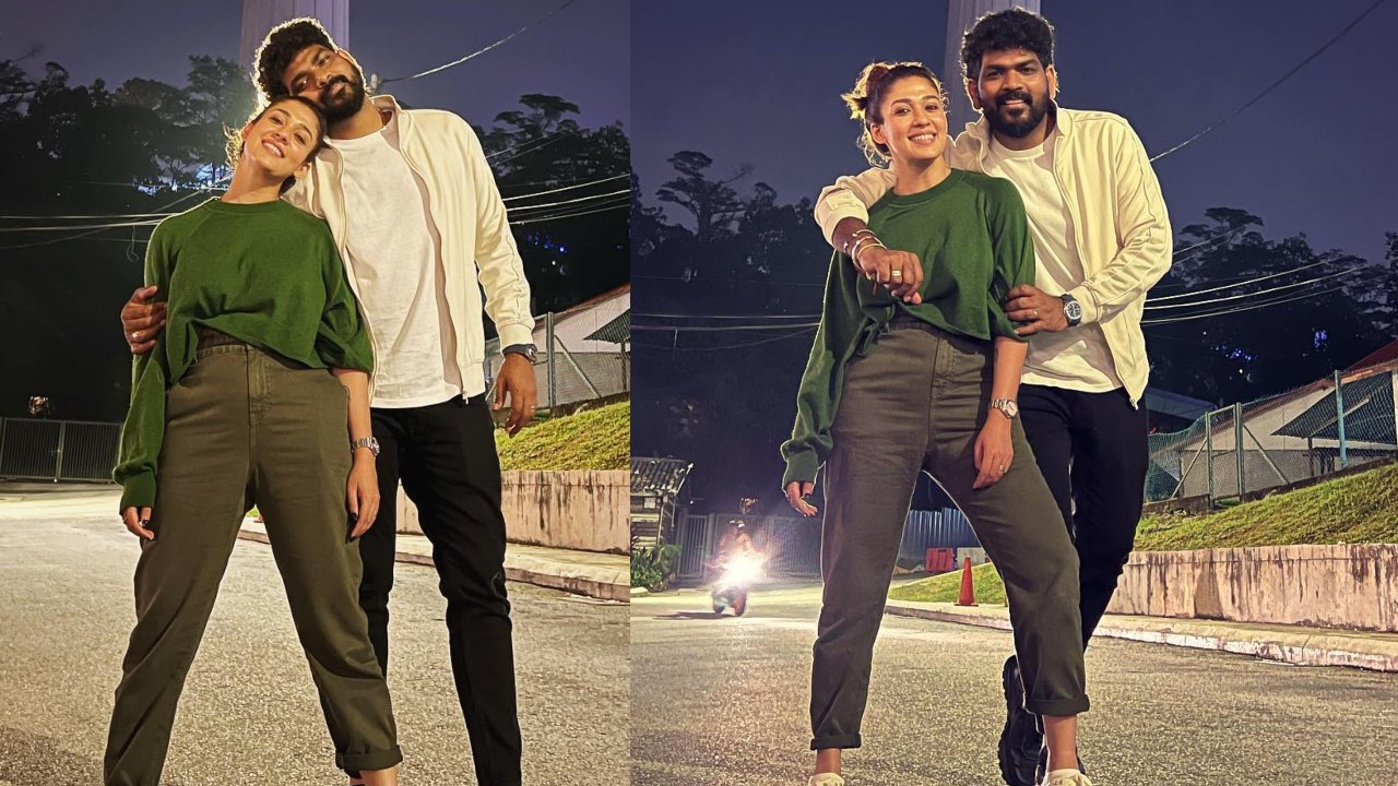 Nayanthara And Vignesh Shivan’s Cute Pose On The Middle Of The Road Spread Couple Goals; Read Here