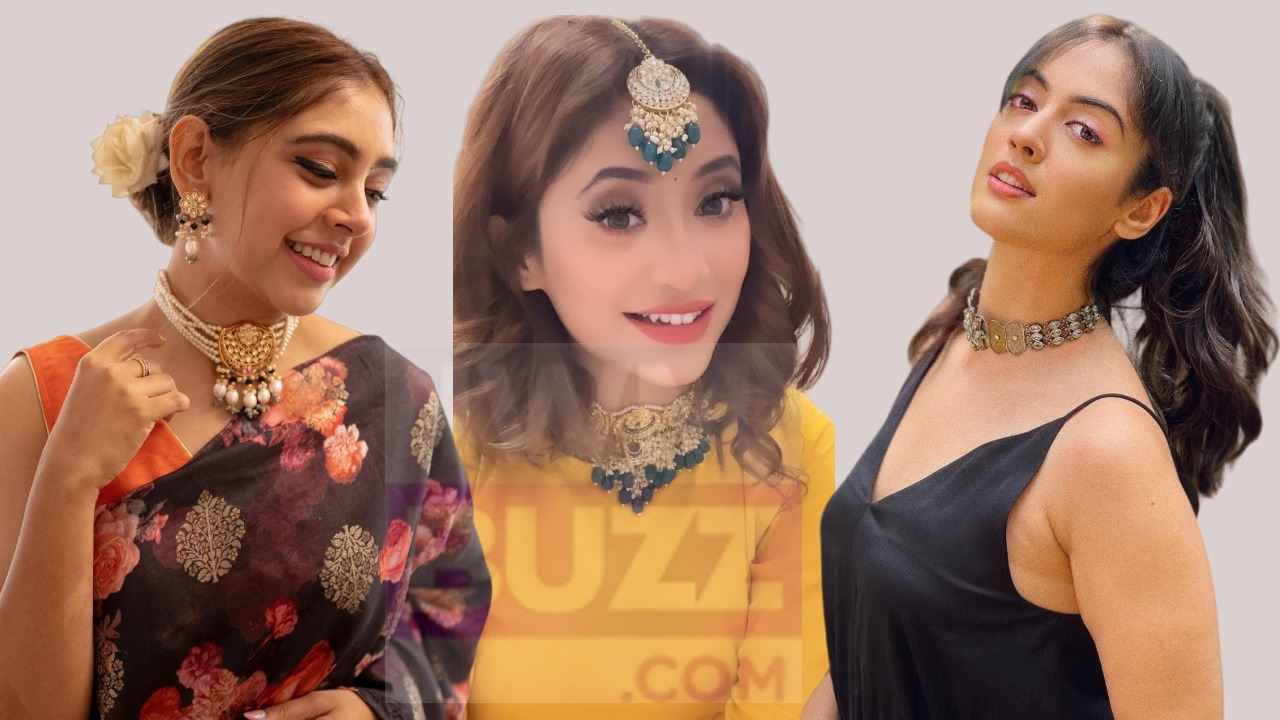 Pair Your Look With Choker Necklaces: Niti Taylor, Shivangi Joshi And Aditi Sharma 858654