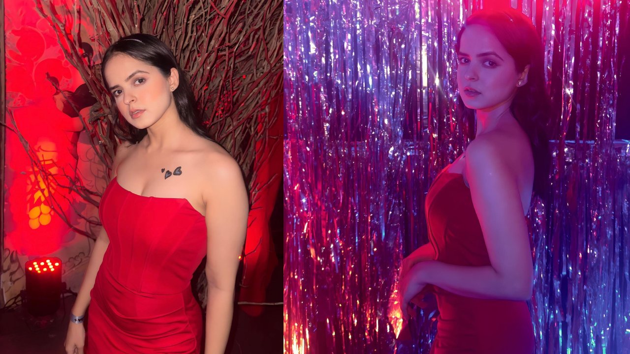 Palak Sindhwani Wows Fans With Her Stunning Halloween Look In Red Hot Gown 865344