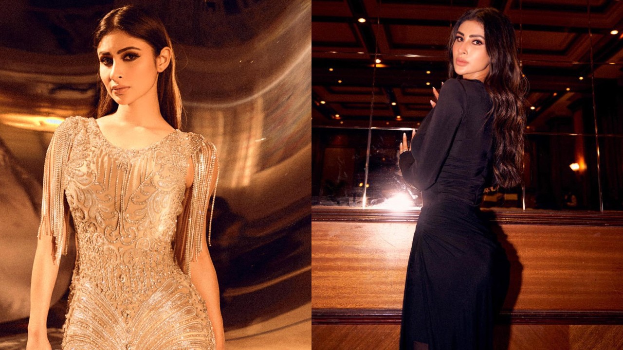 [Photos] Mouni Roy owns it with high-shine glam look in bodycon dresses 863068