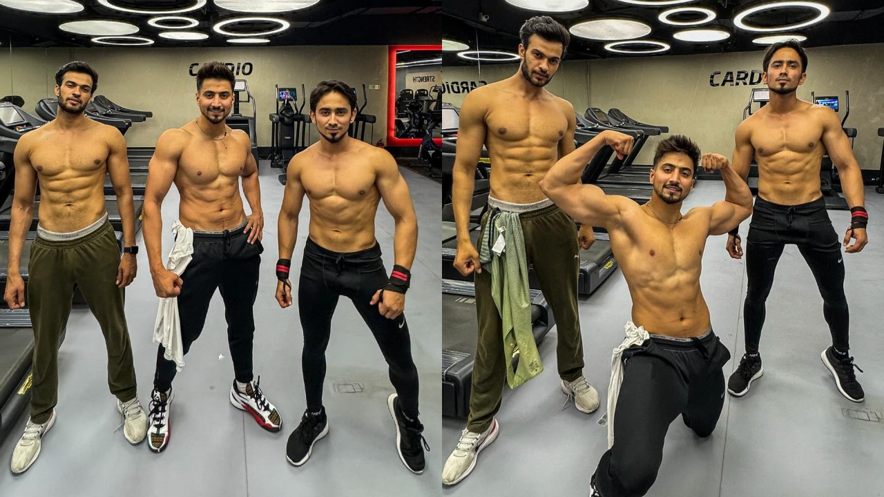 [Photos] Mr. Faisu Flaunts Toned Abs In Shirtless Avatar With His Squad 860599