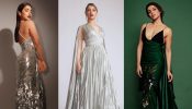 Pooja Hedge, Samantha Ruth Prabhu, And Tamannaah Bhatia Are Glamourous Divas In Plunge-neck Gown 857887