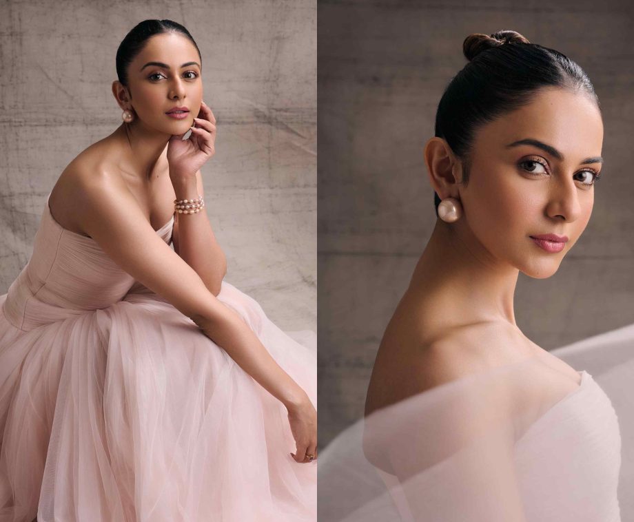 Rakul Preet Singh Channels Inner Beauty In Soft Pink Gown, Jacqueliene Fernandez And Kubra Sait Awestruck 861015