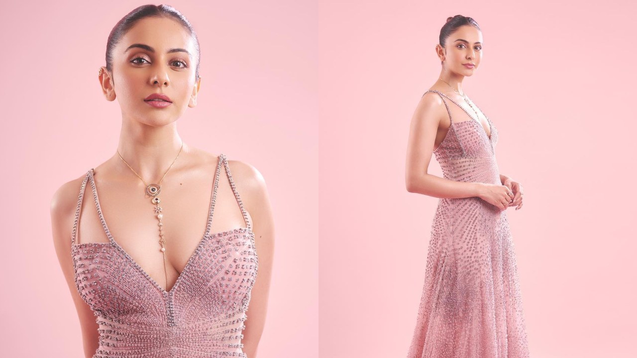 Rakul Preet Singh owns ‘barbiecore’ in deep plunging pink sequinned gown [Photos] 863518