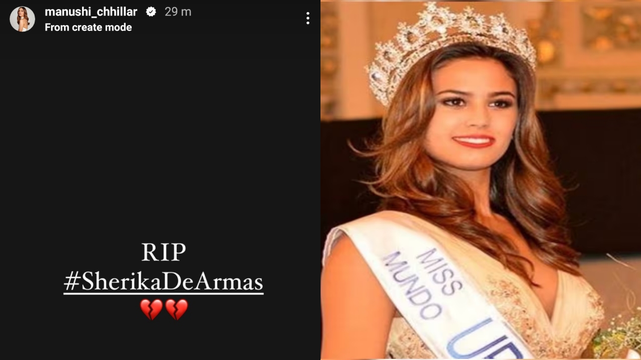 RIP: Manushi Chhillar mourns former Miss World contestant Sherika De Armas’ demise 862043