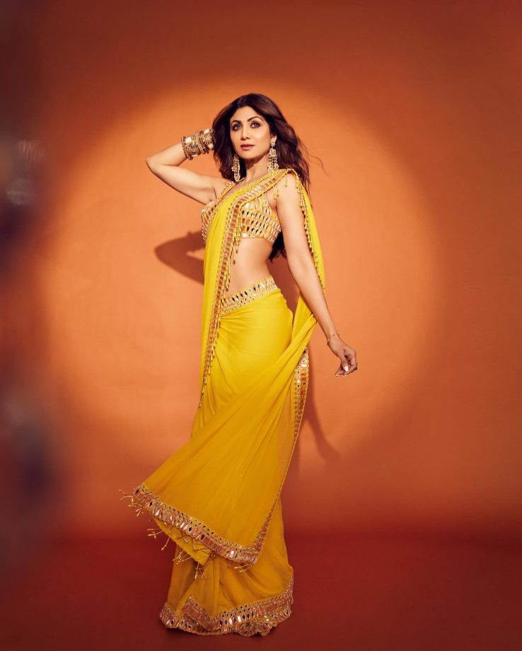 Shilpa Shetty, Mahima Nambiar & Vaani Kapoor keep it 'cheery n chic' in flowy yellow sarees 860819