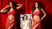 Shweta Tiwari Goes Bold In Red Bralette And Slit Skirt, Divya Agarwal Says 'Hayeee..' 861004