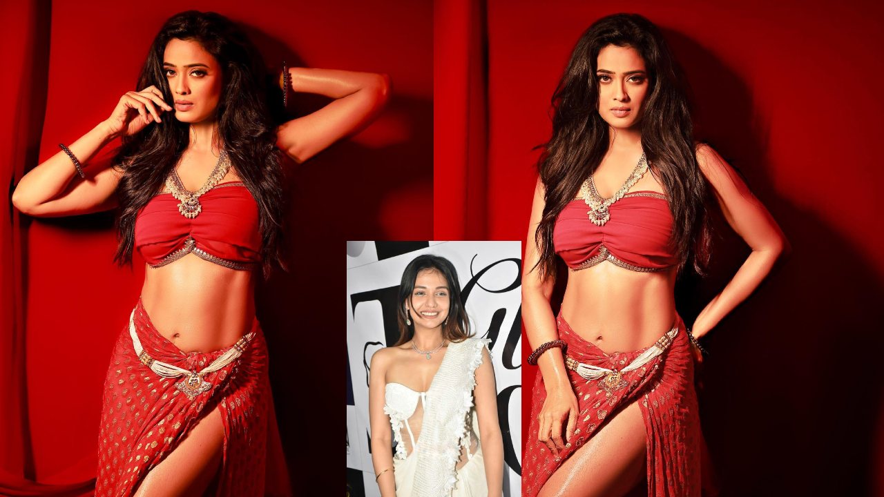 Shweta Tiwari Goes Bold In Red Bralette And Slit Skirt, Divya