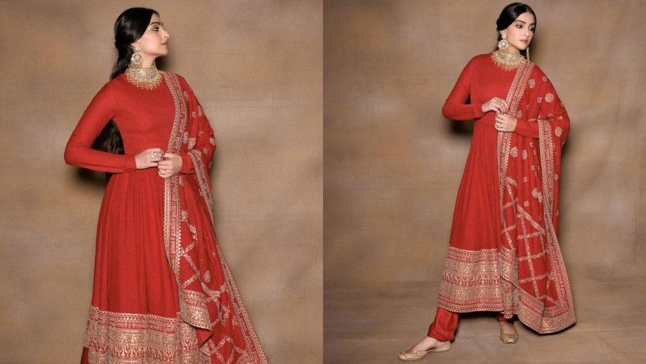 Sonakshi Sinha In Kaftan Set Or Sonam Kapoor In Anarkali: Whose Red Festive Outfit Is Best? 864023