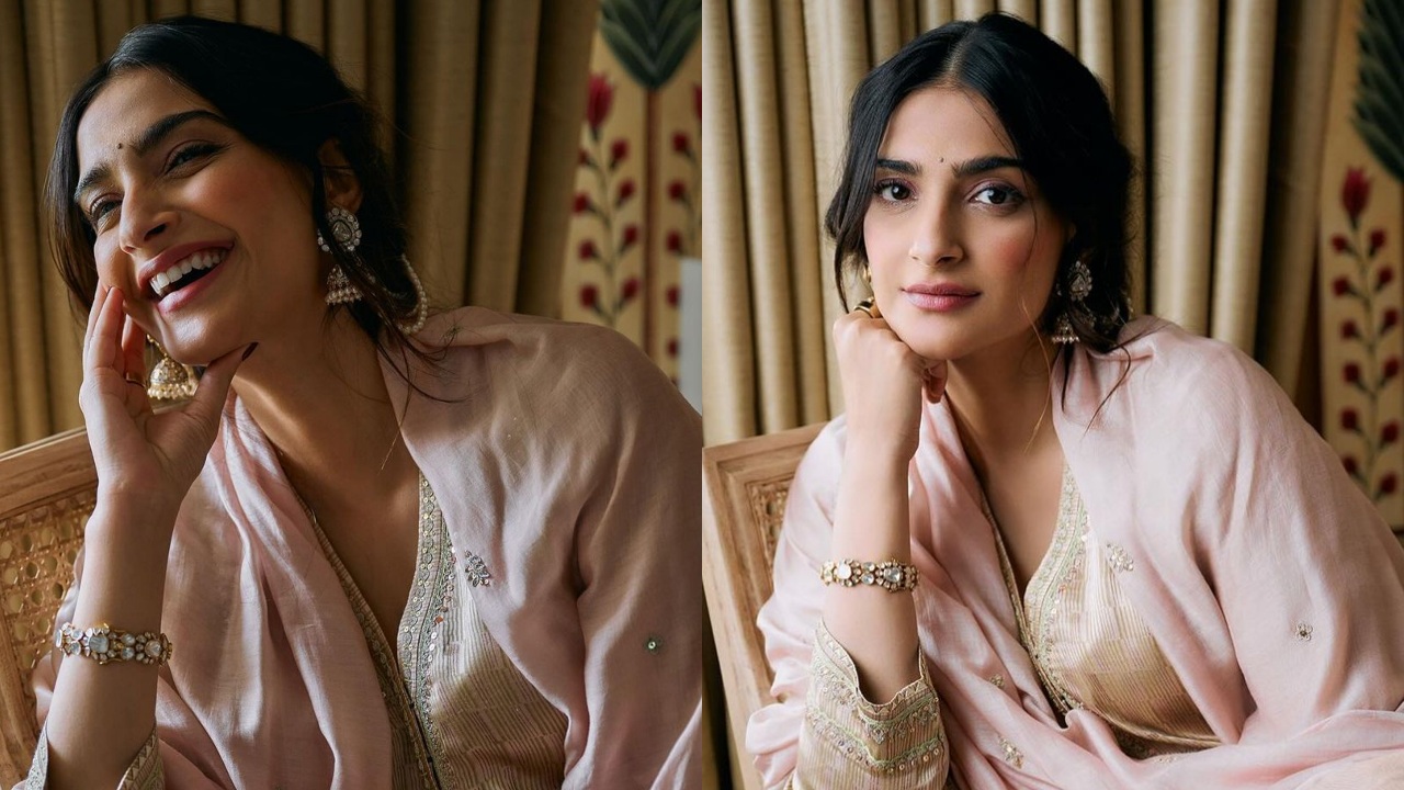 Sonam Kapoor goes ‘all smiles’ as she moves to her new home in Mumbai [Photos]