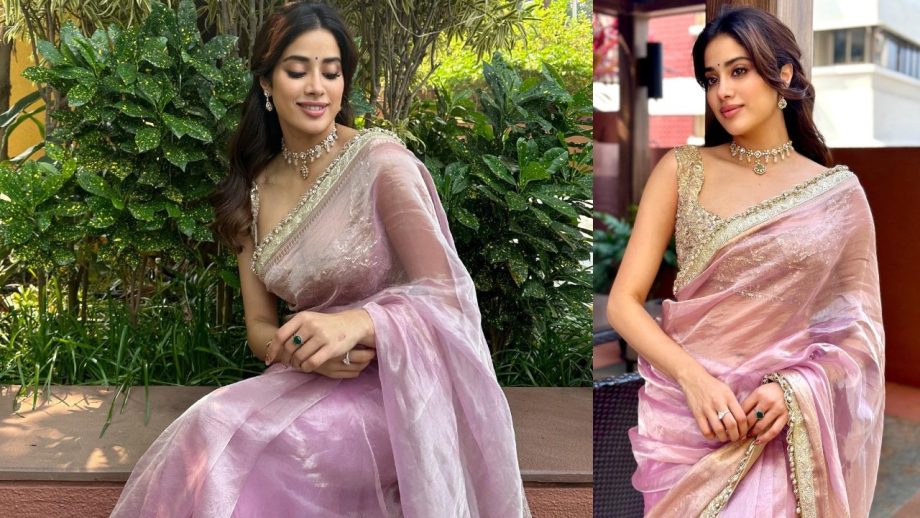 Style your ‘pink’ with designer sarees! Kriti Sanon & Janhvi Kapoor’s ultimate tips 863512