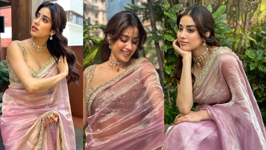 Style your ‘pink’ with designer sarees! Kriti Sanon & Janhvi Kapoor’s ultimate tips 863510