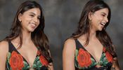 Suhana Khan goes all smiles in Rs. 1,95,276 Dolce & Gabbana rose-print mid dress [Photos] 860921