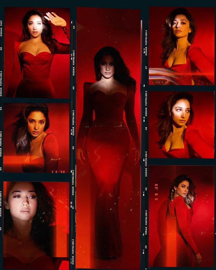 Tamannaah Bhatia Flaunts Curvy Figure In Plunging Red Dress, Samantha Ruth Prabhu Feels Heat 862660