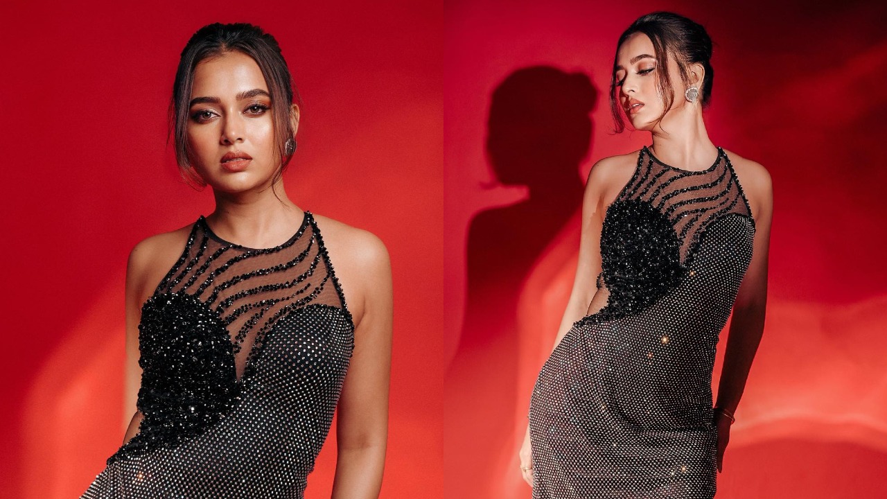 Tejasswi Prakash Looks 'Too Hot' In Black Shimmery Trail Gown, See Photos 865249