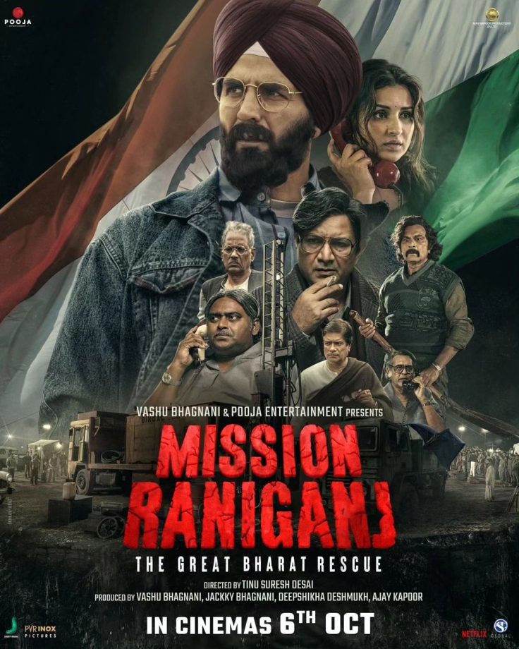 The makers of Mission Raniganj: The Great Bharat Rescue, unveiled a powerful patriotic poster featuring an ensemble cast 857421
