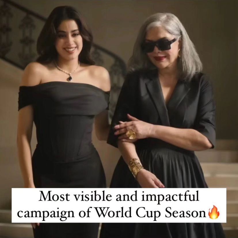 The two iconic divas, Janhvi Kapoor and Zeenat Aman comes together for the most impactful campaign of this World Cup season 862955