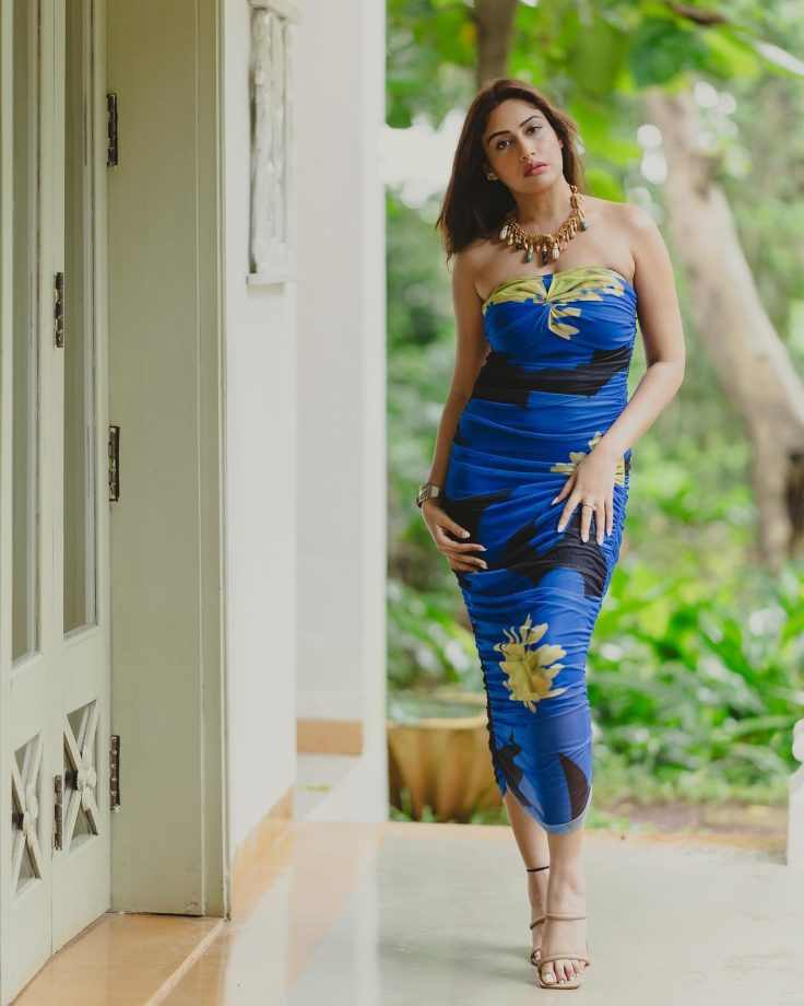 Up your glam in blue: Nia Sharma, Surbhi Chandna & Sunayana Fozdar’s outfit edition 859639