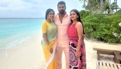 Vacation at work: Shabir Ahluwalia and Neeharika Roy rejoice in Maldives as they shoot for their show! 862673