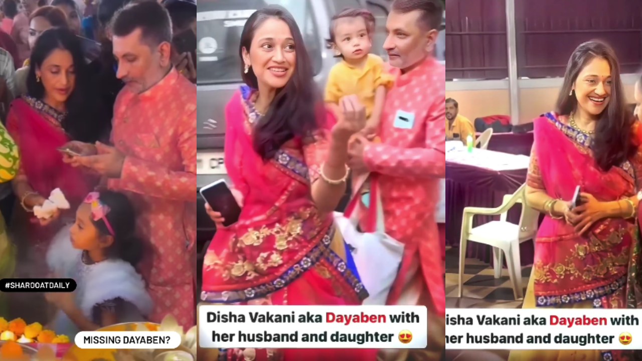 Viral Photo: Disha Vakani aka Dayaben attends Navratri celebrations with husband