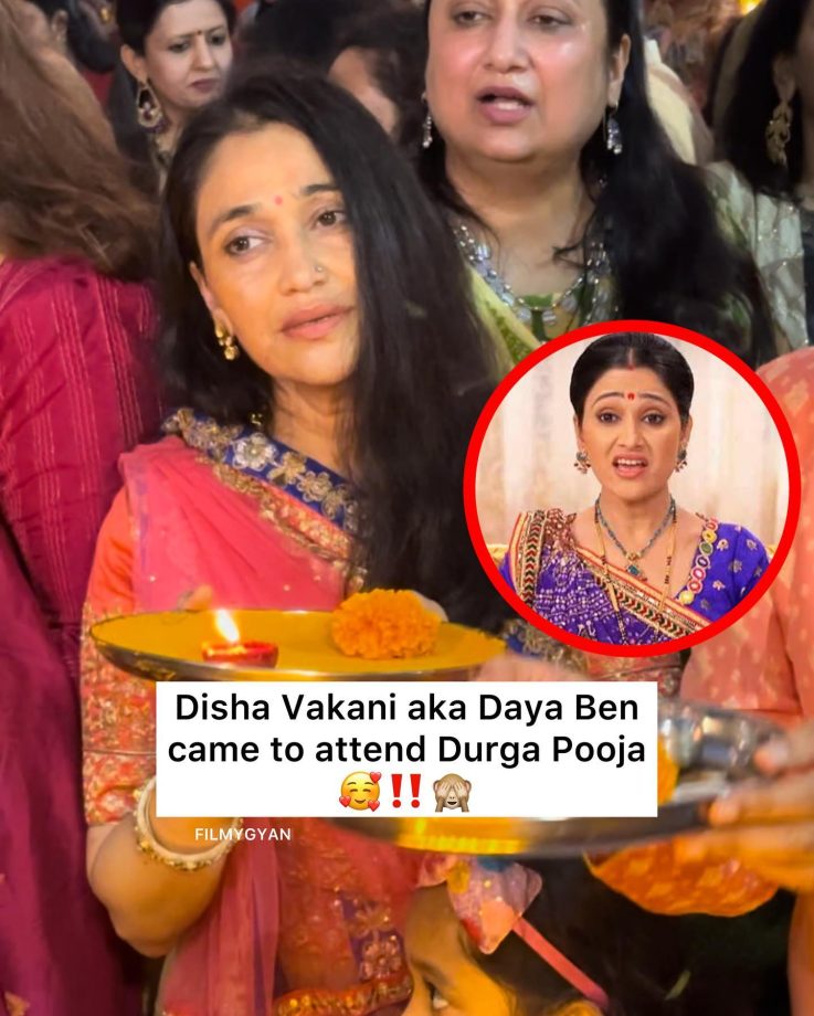 Viral Photo: Disha Vakani aka Dayaben attends Navratri celebrations with husband 862482