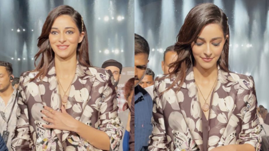 [Viral Photos] Ananya Panday draws boss quotient in abstract blazer suit at Lakme Fashion Week 861954
