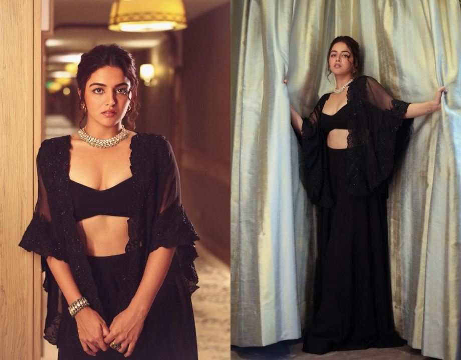 Wamiqa Gabbi Dazzles In Black Three-piece Outfit With Diamond Necklace, See Photos 861917