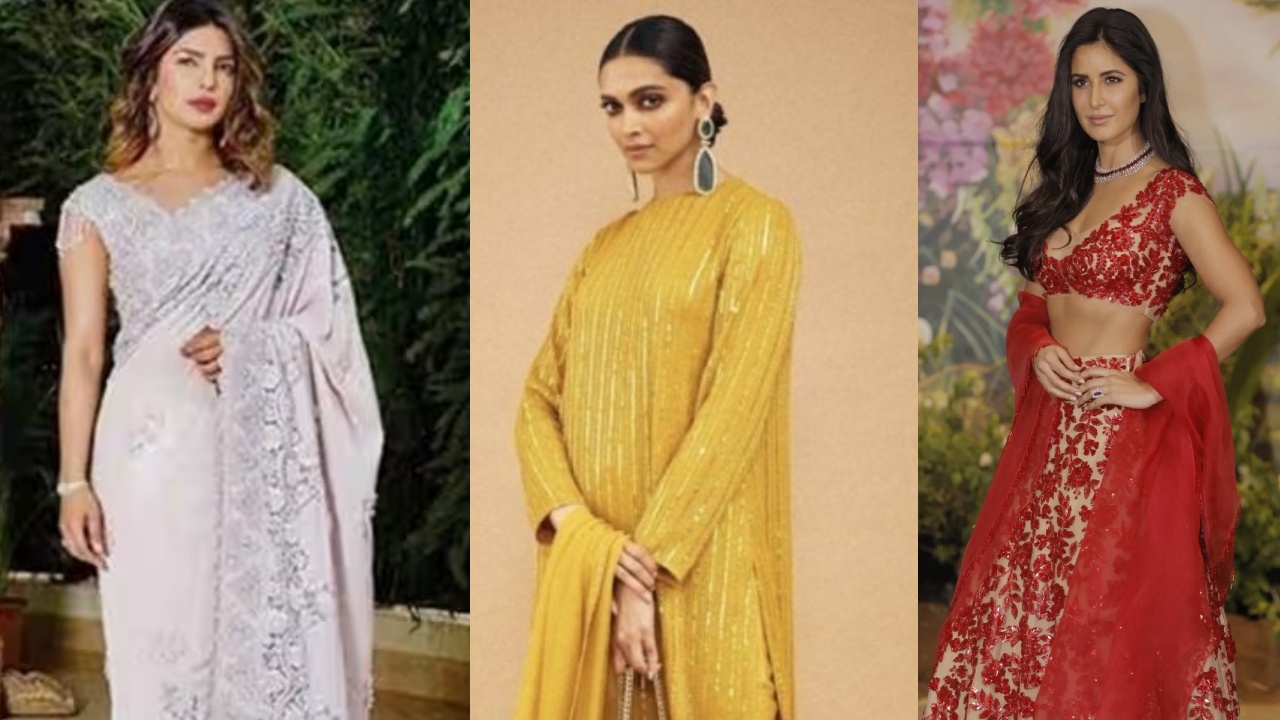 Wedding Guest Style: Deepika Padukone, Katrina Kaif & Priyanka Chopra's traditional dresses to steal 860787