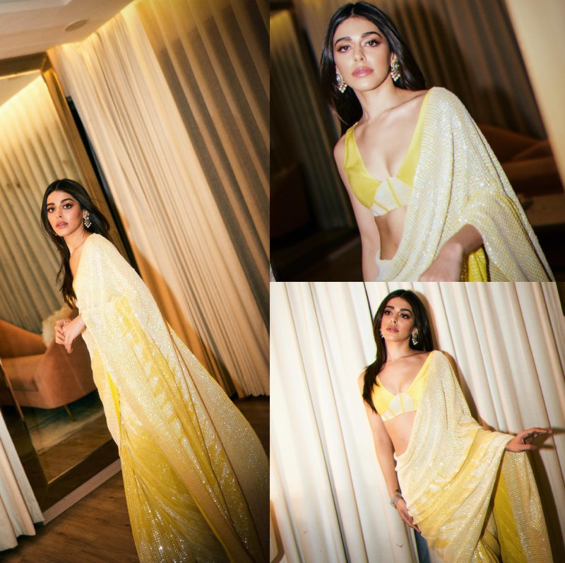 Alaya F To Sanya Malhotra: Divas Glam Festive Vibe In Glittery Saree 867489