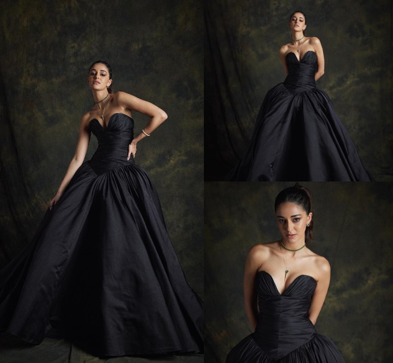 Ananya Panday, Janhvi Kapoor & Tara Sutaria Keep Fashion On-point In Black Gown 867966