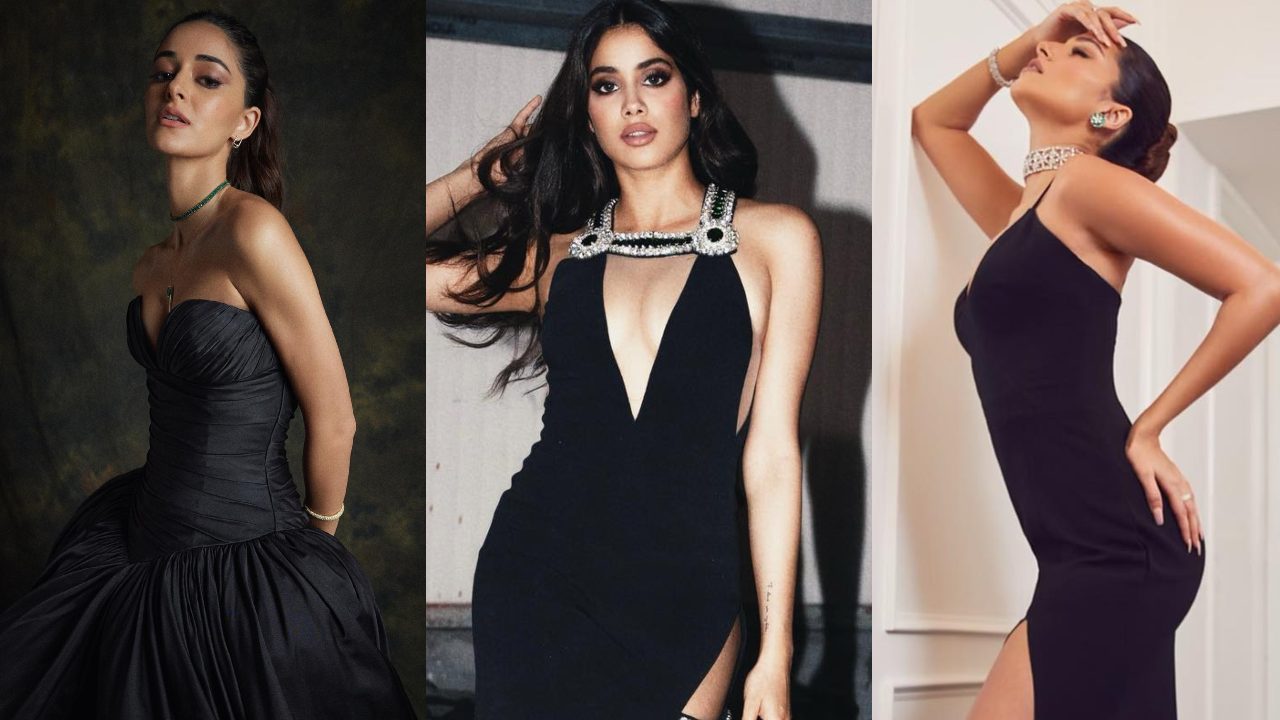 Ananya Panday, Janhvi Kapoor & Tara Sutaria Keep Fashion On-point In Black Gown 867973