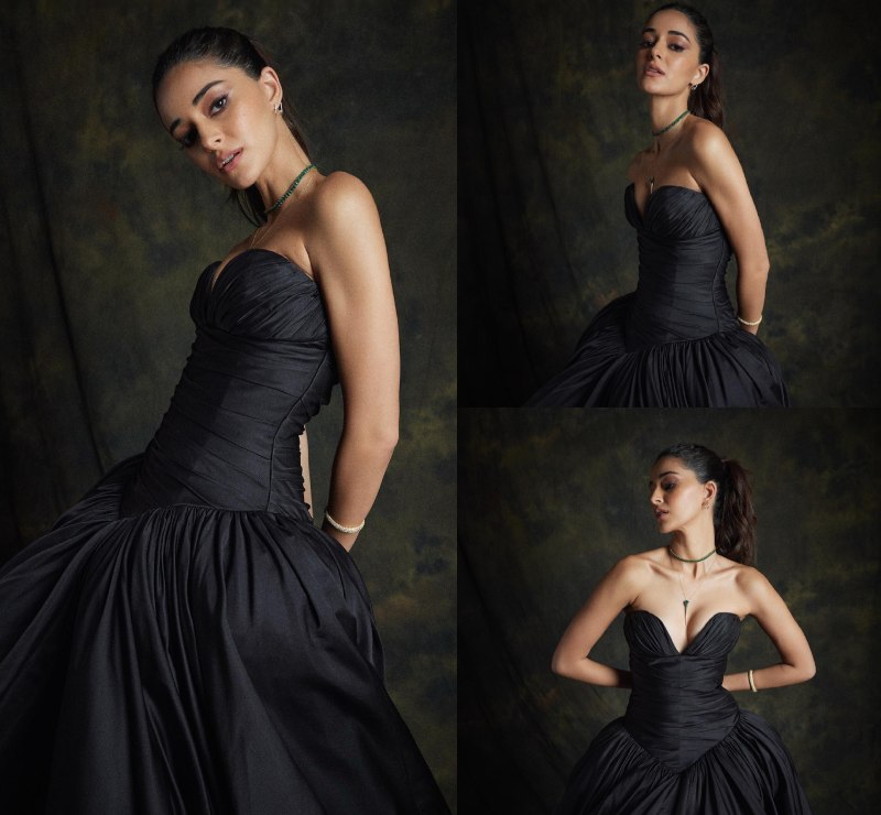 Ananya Panday, Janhvi Kapoor & Tara Sutaria Keep Fashion On-point In Black Gown 867965