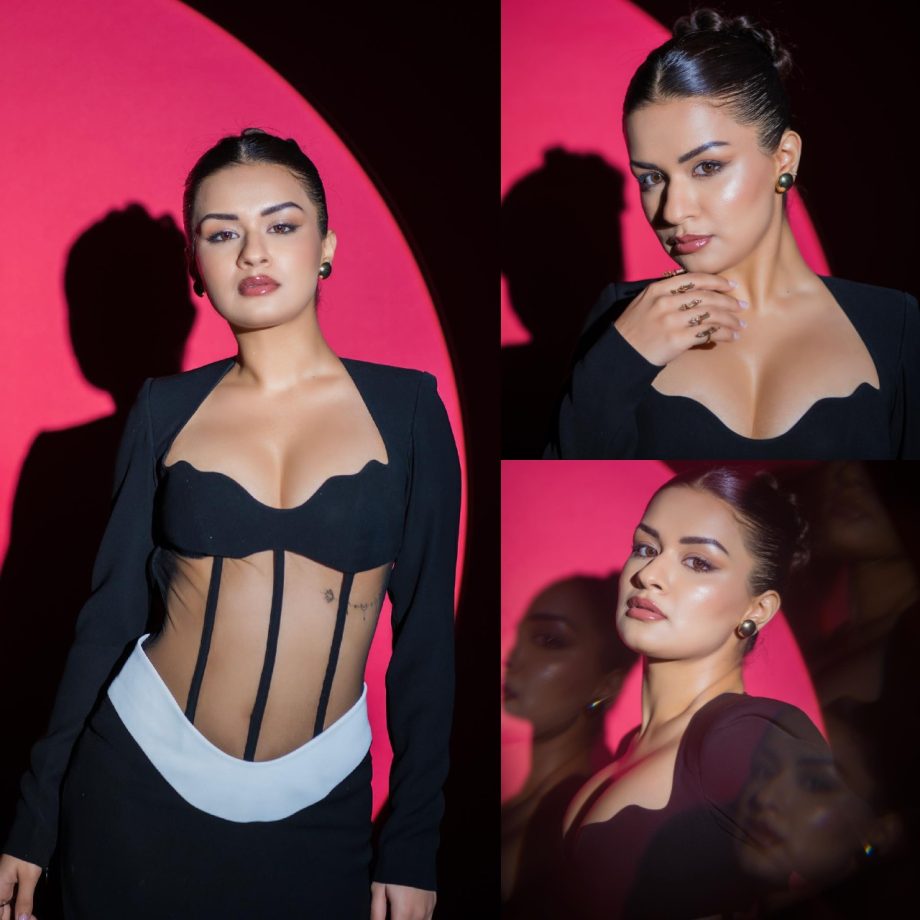 Avneet Kaur Redefines Glamour In Timeless Black Dress With Glossy Lips 870389