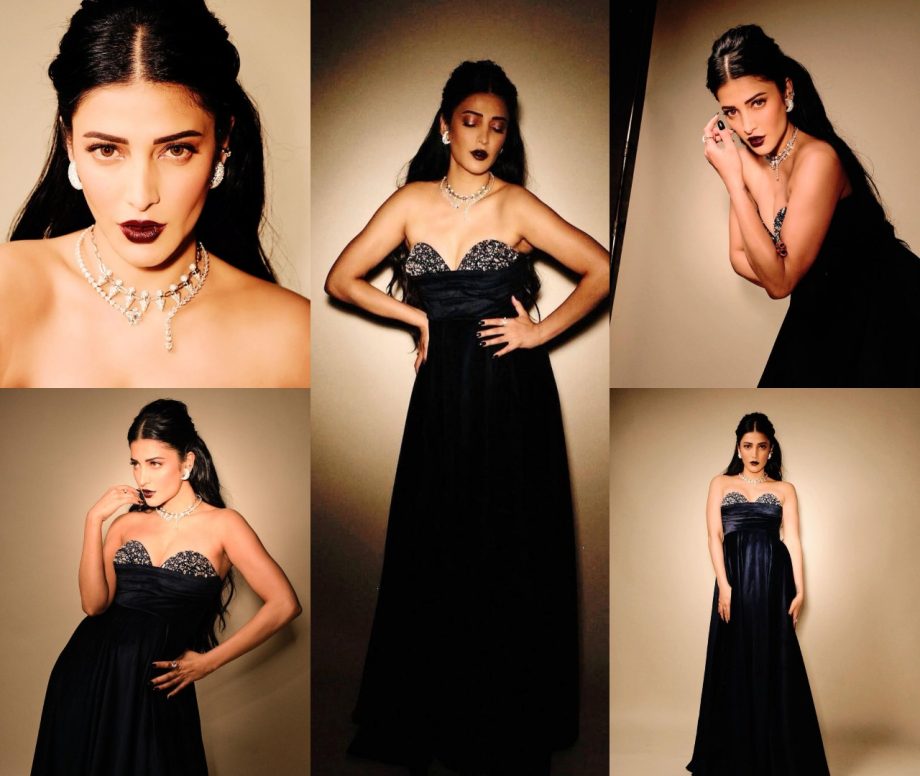 Beauties in black: Shruti Haasan, Suhana Khan & Nora Fatehi steal it in maxi dress 866237