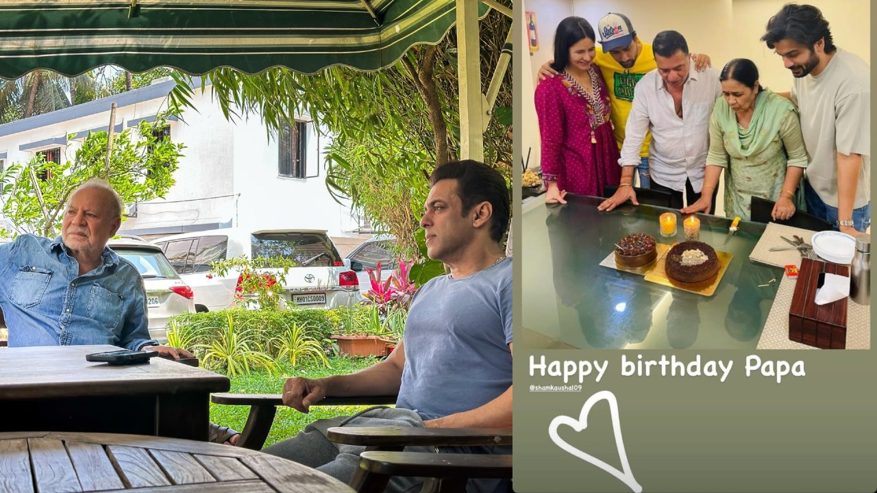 Celebration Galore: Salman Khan honours father Salim Khan as “Tiger”, Katrina Kaif revels in family birthday bash