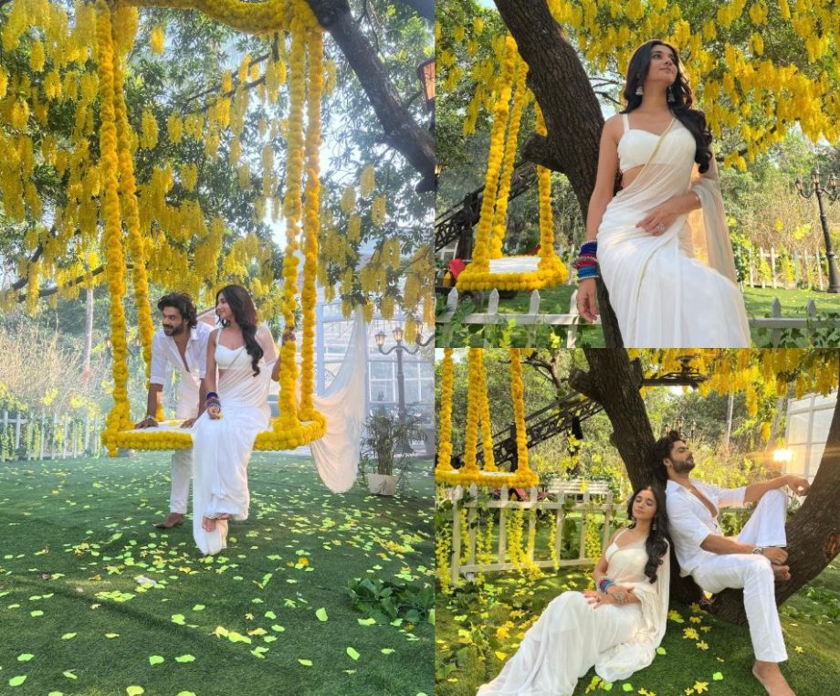Chand Jalne Laga: Kanika Mann & Vishal Aditya Singh Pose 'Romantic' In Dreamy Set 870347