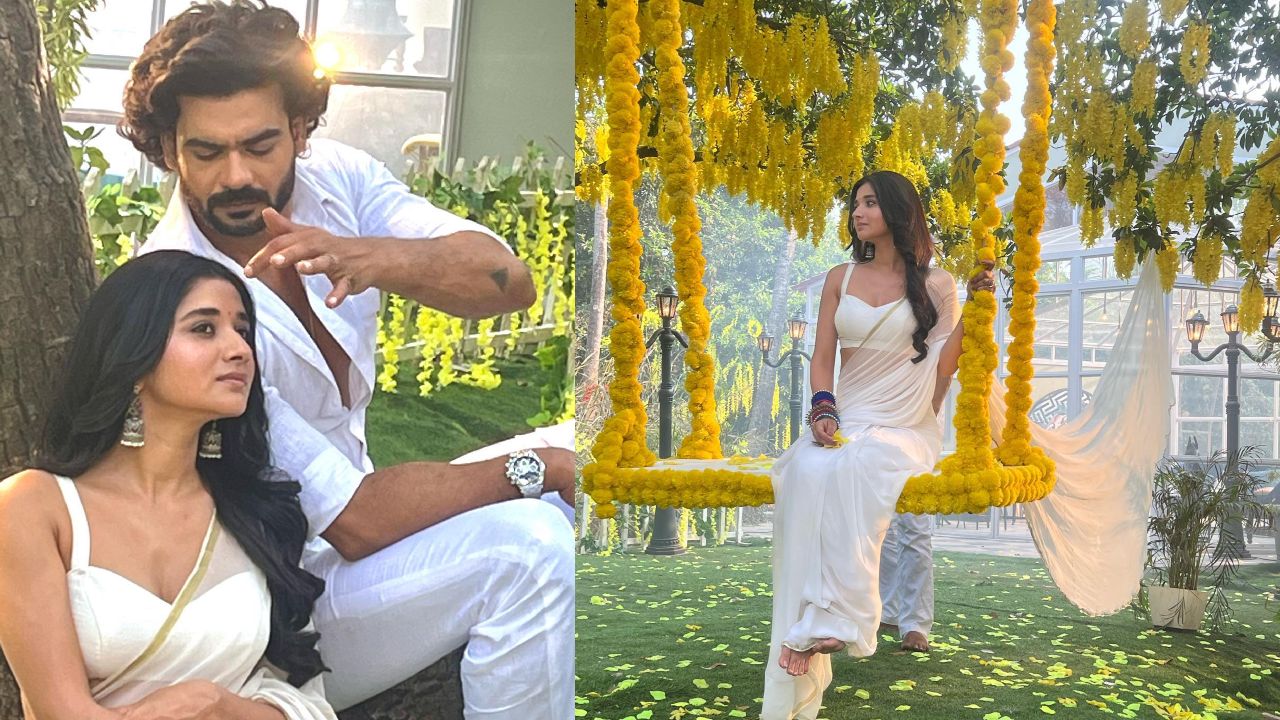 Chand Jalne Laga: Kanika Mann & Vishal Aditya Singh Pose 'Romantic' In Dreamy Set 870349