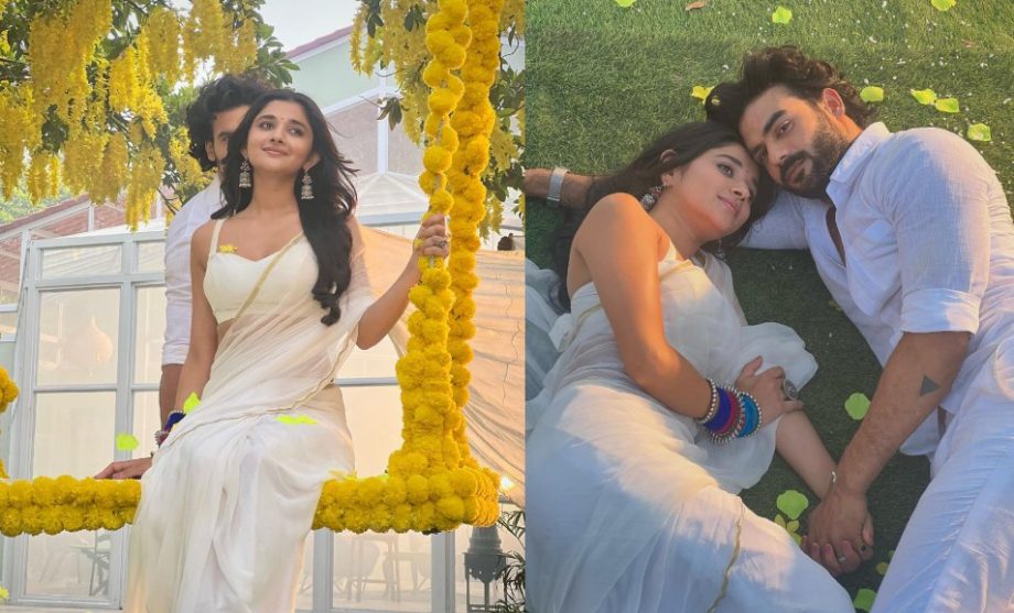 Chand Jalne Laga: Kanika Mann & Vishal Aditya Singh Pose 'Romantic' In Dreamy Set 870346