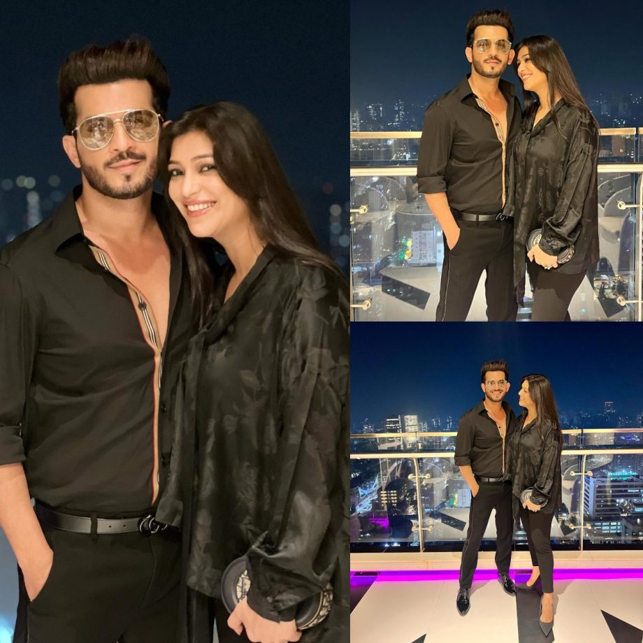 Couple Goals: Arjun Bijlani and wife Neha Swami twin in black outfits 871469