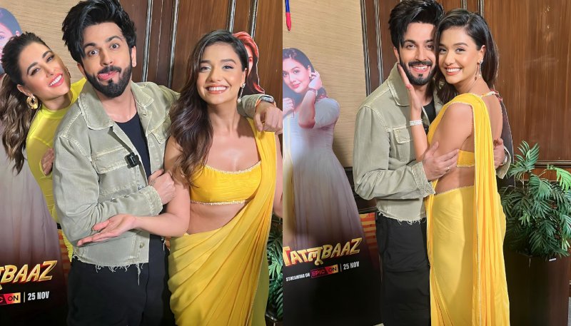Dheeraj Dhoopar Strikes A Pose With Co-Stars From His Next, Tatlubaaz 870090