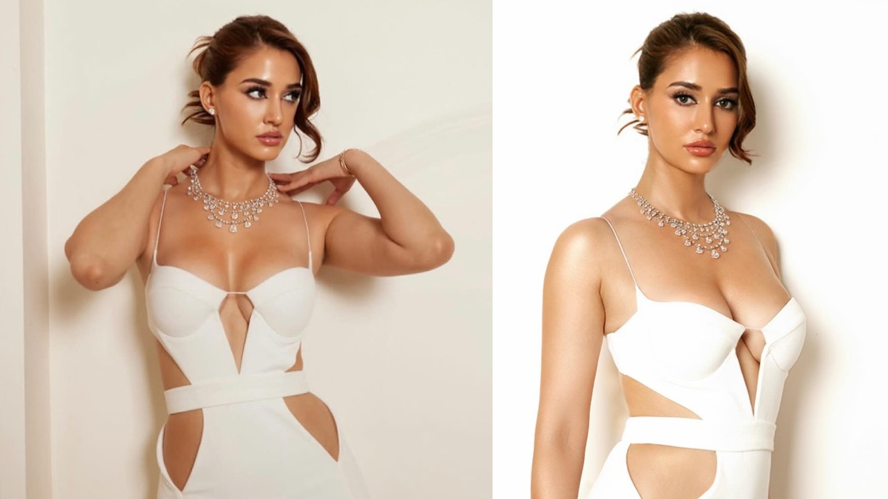 Disha Patani is “bold” personified in white cutout bodycon gown [Photos] 869653