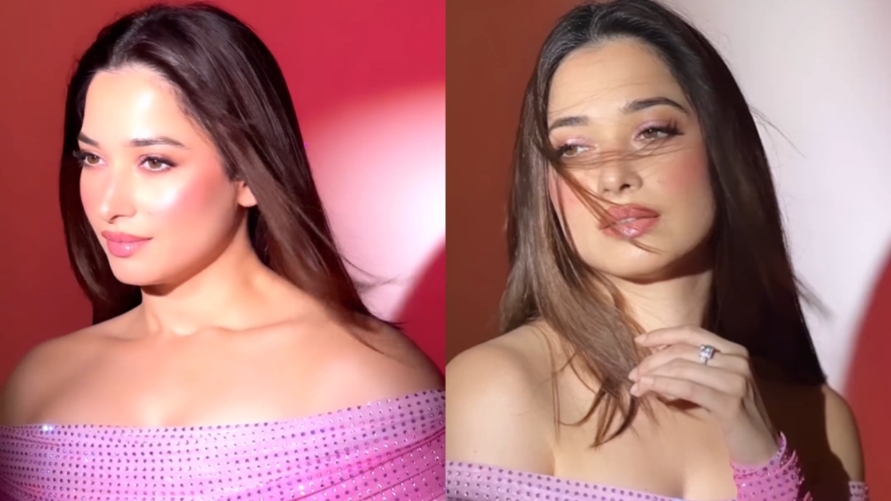 Diva in pink! Tamannaah Bhatia stuns in sequinned bodycon dress 869834