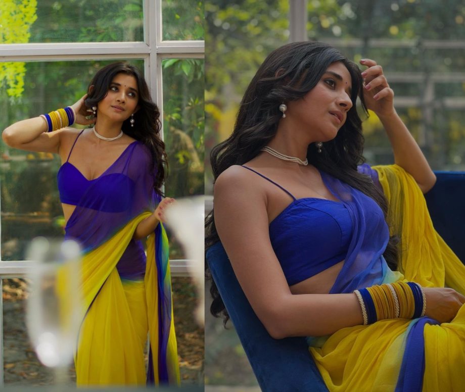 Gorgeous! Kanika Mann elevates grace in tie-dye silk saree 869815