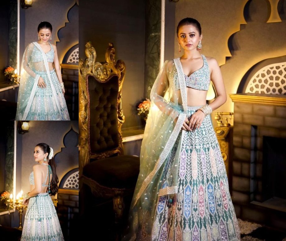 Helly Shah and Krystle D'souza radiate festive vibes in stunning lehengas 868911
