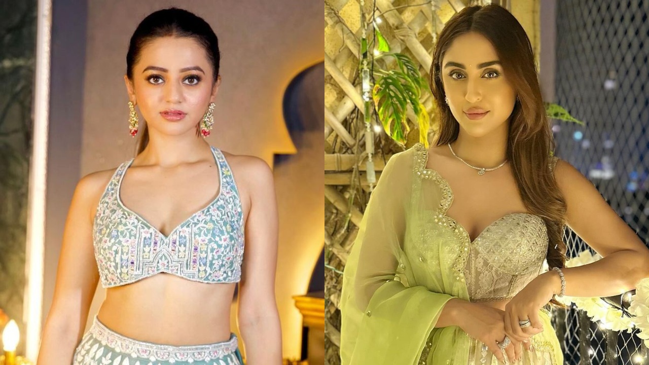 Helly Shah and Krystle D'souza radiate festive vibes in stunning lehengas 868906