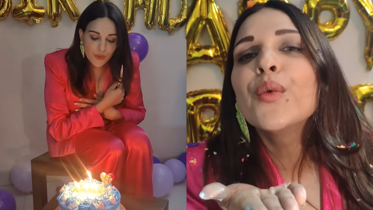 Himanshi Khurana Celebrates Birthday Like A Queen In Pink Pantsuit, Watch 871034