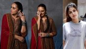 Huma Qureshi Turns 'Patakha' In Vintage Anarkali, Rhea Chakraborty Awestruck 867691