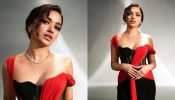 Jiya Shankar reloads glam in corset black high-thigh gown [Photos] 869649