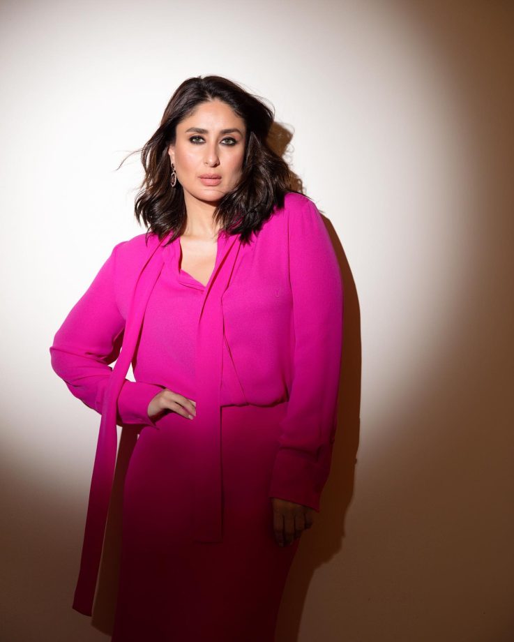 Kareena Kapoor claims power in pink pantsuit, see photos 867216